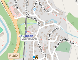 Lageplan mit Link zu openstreetmap.org